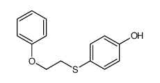4-(2-Phenoxyethylthio)phenol结构式