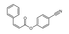(4-cyanophenyl) 3-phenylprop-2-enoate结构式
