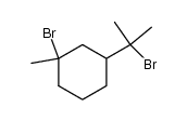 1,8-dibromo-m-menthane Structure