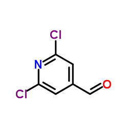 2,6-二氯吡啶-4-甲醛结构式