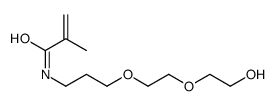 N-[3-[2-(2-hydroxyethoxy)ethoxy]propyl]-2-methylprop-2-enamide Structure