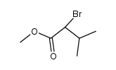 methyl α-bromo-β-methylbutyrate Structure