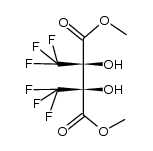 dimethyl bis(trifluoromethyl)tartarate, meso form结构式