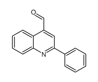2-phenylquinoline-4-carbaldehyde结构式