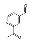 2-乙酰基-4-吡啶羧醛结构式