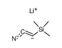 Dilithium-trimethylsilylcyanmethandiid Structure