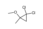 Cyclopropane, 1,1-dichloro-2-methoxy-2-methyl- (9CI) Structure