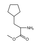 (R)-METHYL 2-AMINO-3-CYCLOPENTYLPROPANOATE Structure