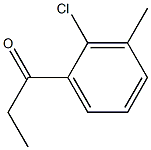1-(2-CHLORO-3-METHYLPHENYL)PROPAN-1-ONE结构式