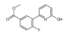 methyl 4-fluoro-3-(6-oxo-1H-pyridin-2-yl)benzoate Structure