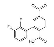 2-(2,3-difluorophenyl)-4-nitrobenzoic acid Structure