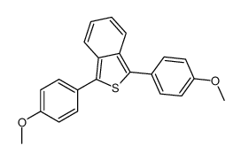 1,3-bis(4-methoxyphenyl)-2-benzothiophene Structure