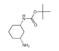 tert-butyl (1S,3R)-3-aminocyclohexylcarbamate Structure