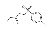 1-tosylpentan-3-one结构式