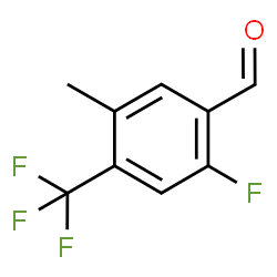 2-Fluoro-5-methyl-4-(trifluoromethyl)benzaldehyde Structure