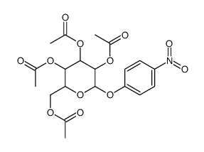 4-硝基苯基2,3,4,6-四-O-乙酰基-aD-甘露吡喃糖苷结构式