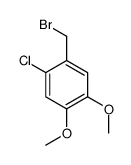 1-(bromomethyl)-2-chloro-4,5-dimethoxybenzene结构式