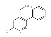 6-氯-4-乙基-3-苯基-吡嗪结构式