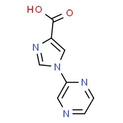 1-(Pyrazin-2-yl)-1H-imidazole-4-carboxylic acid structure