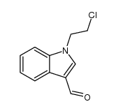 1-(2-chloro-ethyl)-1H-indole-3-carbaldehyde Structure