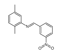 N-(2,5-dimethylphenyl)-1-(3-nitrophenyl)methanimine Structure
