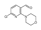 6-Chloro-2-Morpholinonicotinaldehyde structure