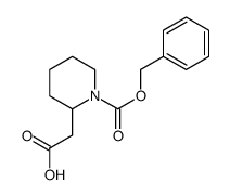 2-羧基甲基-哌啶-1-羧酸苄酯结构式
