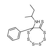 8-(butan-2-ylamino)-8-phenylhexathiocane-7-thione Structure