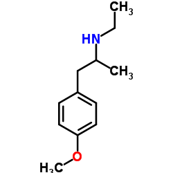 para-Methoxy-N-ethylamphetamine Structure