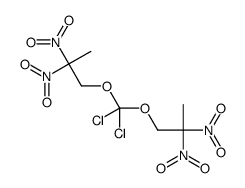 1-[dichloro(2,2-dinitropropoxy)methoxy]-2,2-dinitropropane结构式