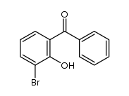 (3-bromo-2-hydroxyphenyl)(phenyl)methanone Structure