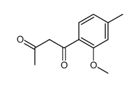 1-(2-Methoxy-4-methylphenyl)-1,3-butanedione Structure