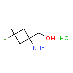 (1-氨基-3,3-二氟环丁基)甲醇盐酸盐结构式