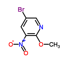 2-甲氧基-3-硝基-5-溴吡啶结构式