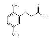 (2,5-二甲基-苯基磺酰基)-乙酸结构式