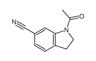 1-acetyl-2,3-dihydro-indole-6-carbonitrile Structure