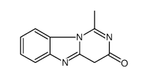 (9CI)-1-甲基嘧啶并[1,6-a]苯并咪唑-3(4H)-酮结构式