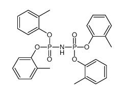 1-[[bis(2-methylphenoxy)phosphorylamino]-(2-methylphenoxy)phosphoryl]oxy-2-methylbenzene Structure