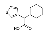 alpha-cyclohexylthiophen-3-acetic acid结构式