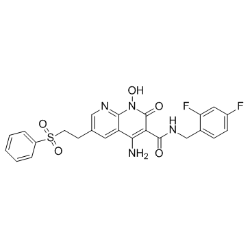 HIV-1整合酶抑制剂4结构式