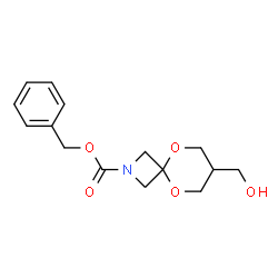 Benzyl 7-(hydroxymethyl)-5,9-dioxa-2-azaspiro[3.5]nonane-2-carboxylate Structure