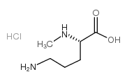 Nalpha-Methyl-L-ornithine hydrochloride Structure