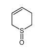3,6-dihydro-2H-thiopyran 1-oxide结构式