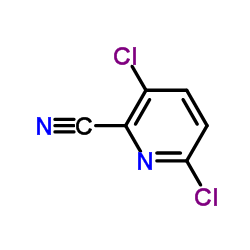 3,6-Dichloro-2-pyridinecarbonitrile Structure