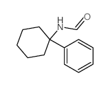 N-(1-phenylcyclohexyl)formamide结构式