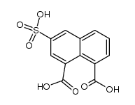 3-sulfo-naphthalene-1,8-dicarboxylic acid结构式