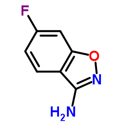 3-氨基-6-氟苯并[D]异恶唑结构式