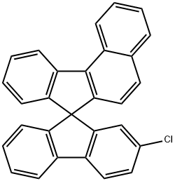 2'-氯-螺[7H-苯并[C]芴-7,9'-[9H]芴]结构式