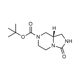 (S)-3-氧六氢咪唑并[1,5-a]吡嗪-7(1H)-羧酸叔丁酯结构式