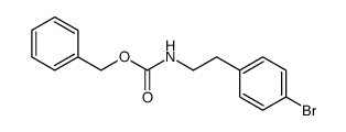 BENZYL 4-BROMOPHENETHYLCARBAMATE Structure